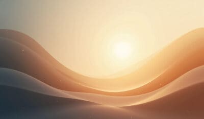 Abstracte hero-afbeelding bij Profiel 2/5 Human Design met rustige gelaagdheid en projectie