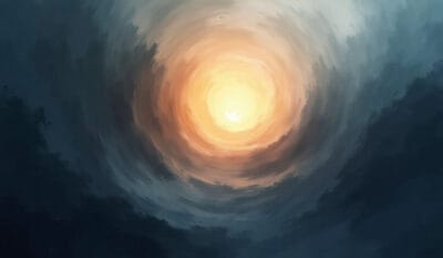 Abstracte hero-afbeelding over Verbittering Human Design en Bitterness / not-self theme